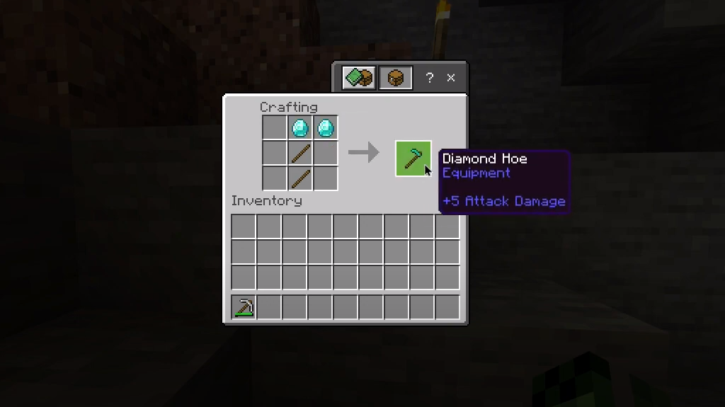  Minecraft Diamond hoe - Crafting guide - MGN Minecraft Viki